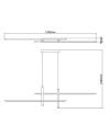 ESPARTA * LÁMPARA LED 50W - 3000K - BLANCO